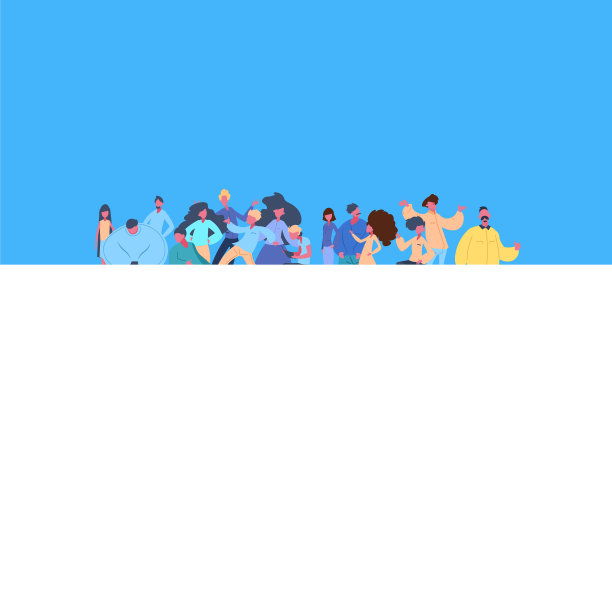 随便一群人站在一起的男人女人图片下载