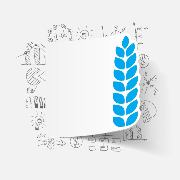绘制商业公式小麦穗图片下载