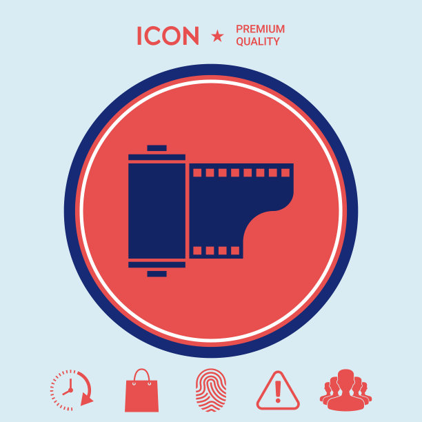 摄影胶片卡带图标图片下载