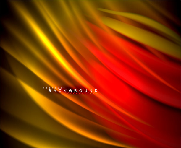 氖发光的波，神奇的能量和光运动图片下载