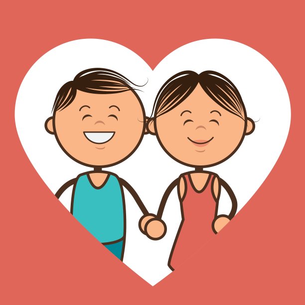 一对有着真挚爱情的人物图片下载