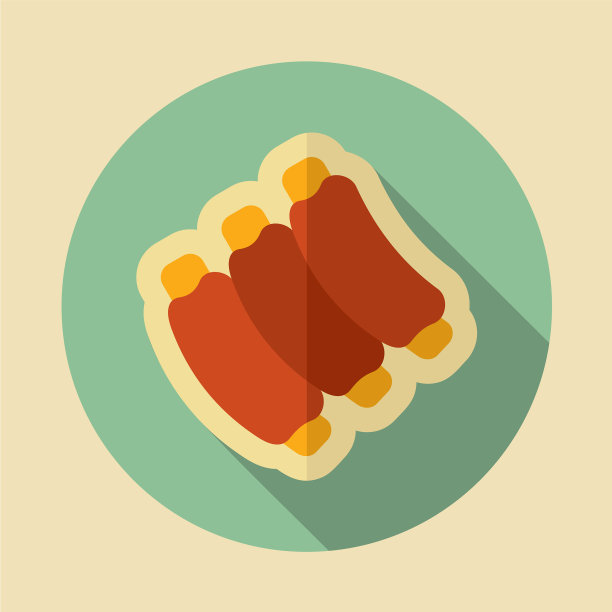 排骨食物肉图标图片下载