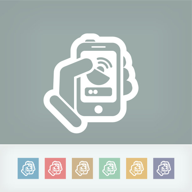 天线智能手机图标图片下载