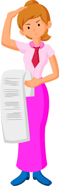 平面设计女商人迷惑了比尔图片下载