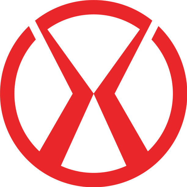 字母X标志模板图标设计图片下载