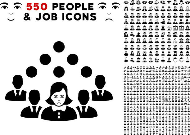 员工团队图标与奖金图片下载