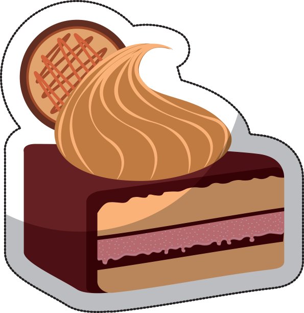 美味的甜蛋糕图标图片下载