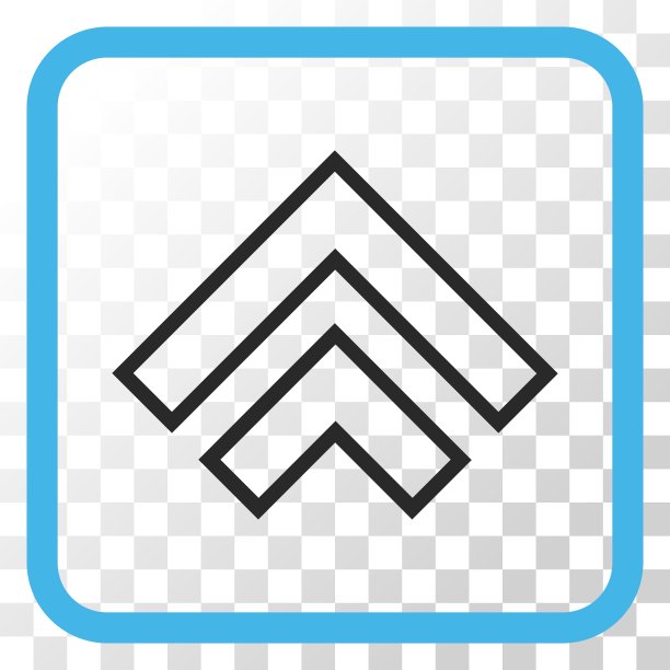 框架中的向上方向图标图片下载