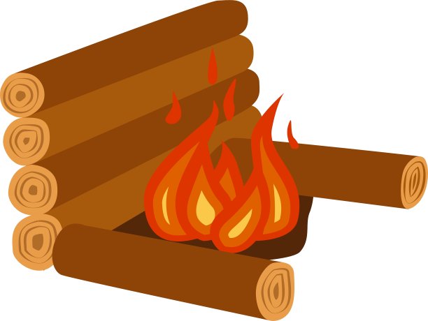 篝火孤立图片下载