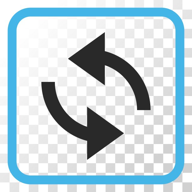 在框架中交换箭头图标图片下载