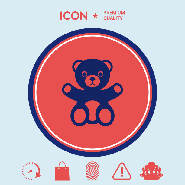 泰迪熊图标图片下载