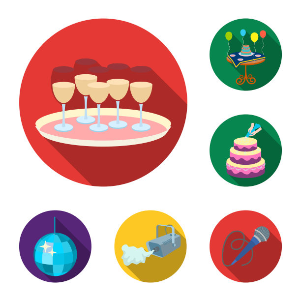 活动组织平面图标集合图片下载