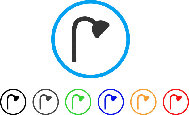 淋浴管圆角图标图片下载