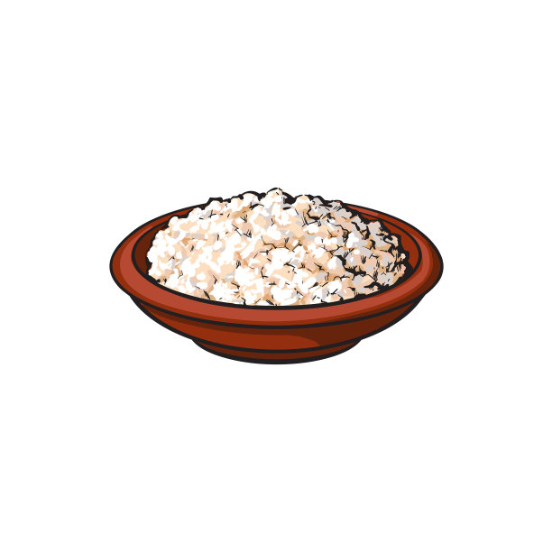 小白干酪在陶瓷棕色锅图片下载