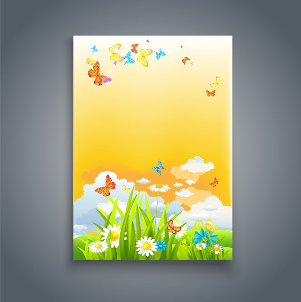 享受自然的模板图片下载