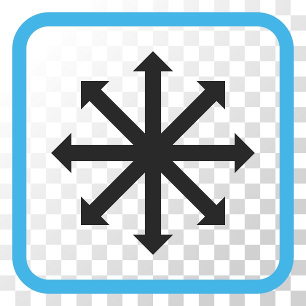 在框架中展开箭头图标图片下载