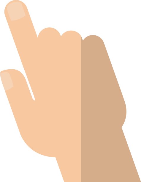 孤立人手设计图片下载