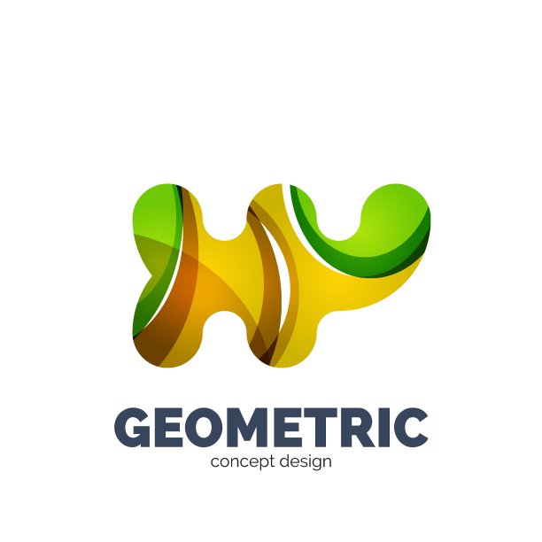 现代抽象未来主义标志图片下载