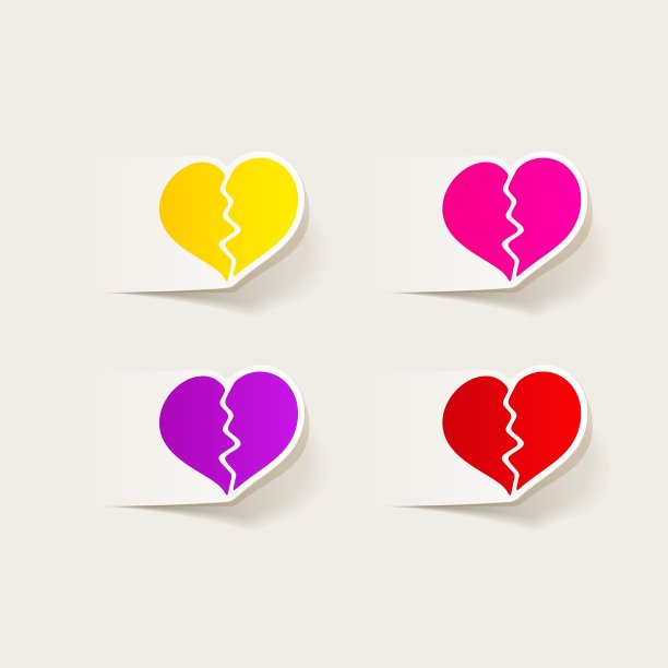 写实的设计元素让人心碎图片下载