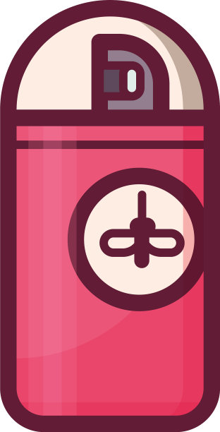 驱蚊喷雾器瓶图标图片下载