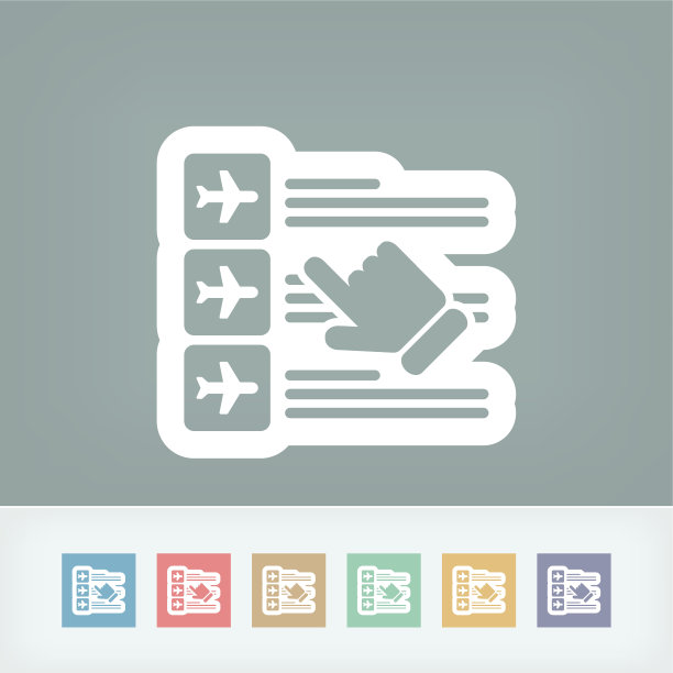 航空公司预订图标图片下载