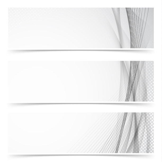 灰色抽象线条和俯冲现代传单集图片下载