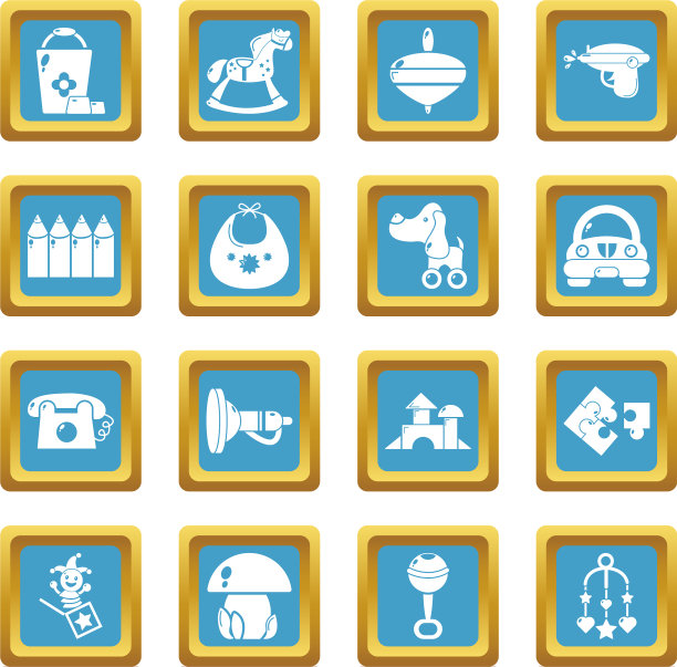 幼儿园图标设置蓝宝石广场图片下载