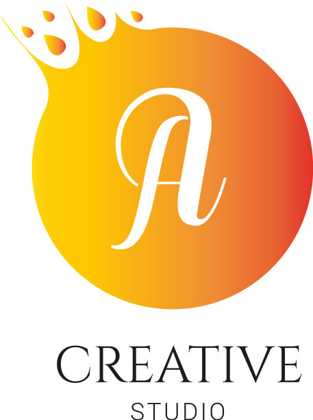 P字母标志设计P图标多彩而现代图片下载