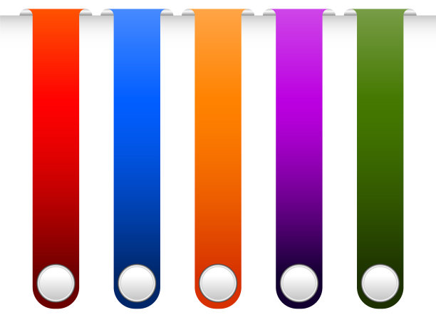 横幅书签背景从一个页的边缘图片下载