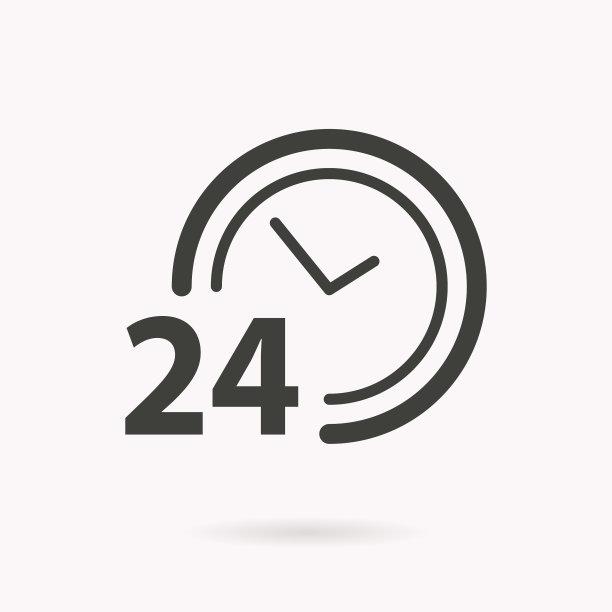 24小时服务图标图片下载