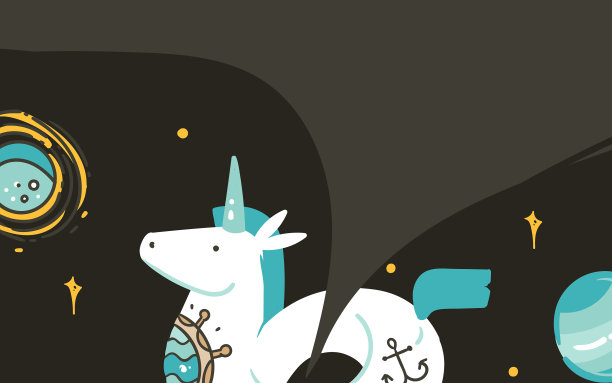 手绘抽象图形创意图片下载