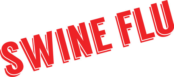 猪流感橡皮图章图片下载