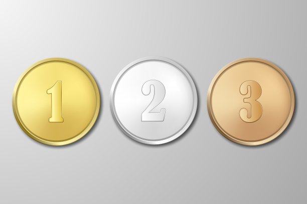 金银铜奖牌套装图片下载