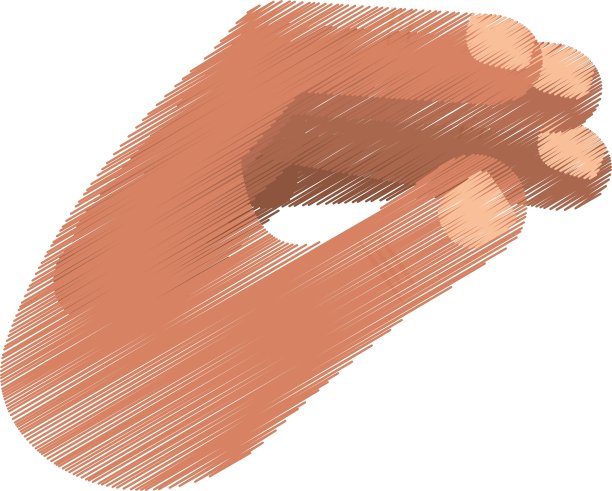 人手轮廓图片下载