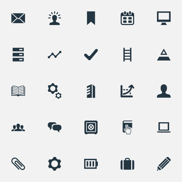 一组简单的启动图标图片下载