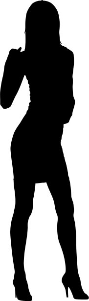 在白色背景上行走的人们的剪影图片下载