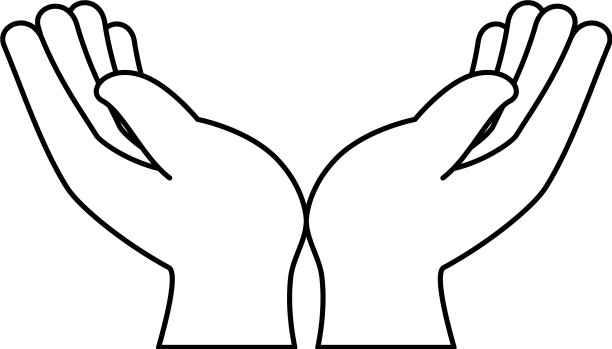 手人体保护图标图片下载