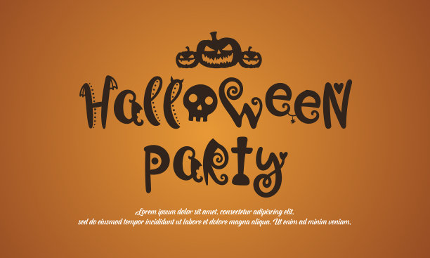 万圣节派对收藏背景图片下载