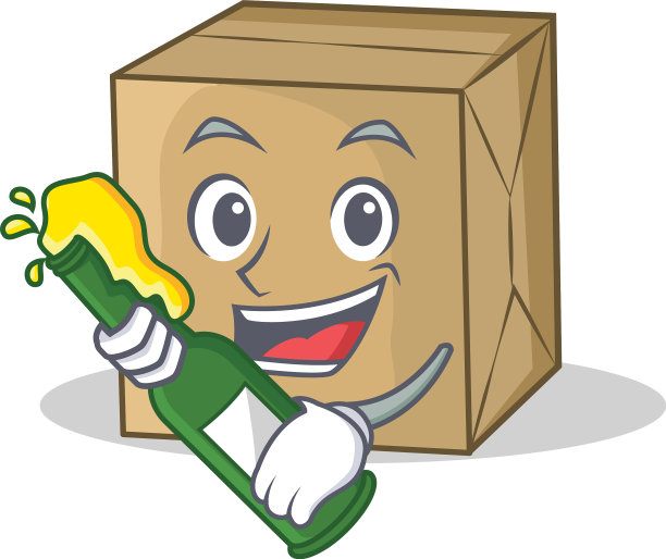 用啤酒纸板字符收集字符图片下载