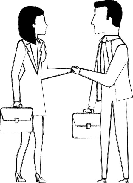 拥有组合角色的商人图片下载