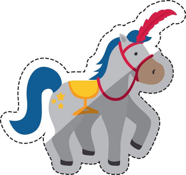 孤立的马卡通图片下载