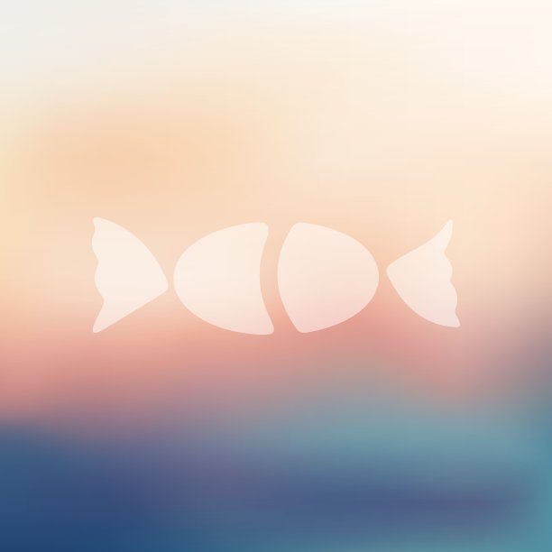 糖果图标上模糊的背景图片下载