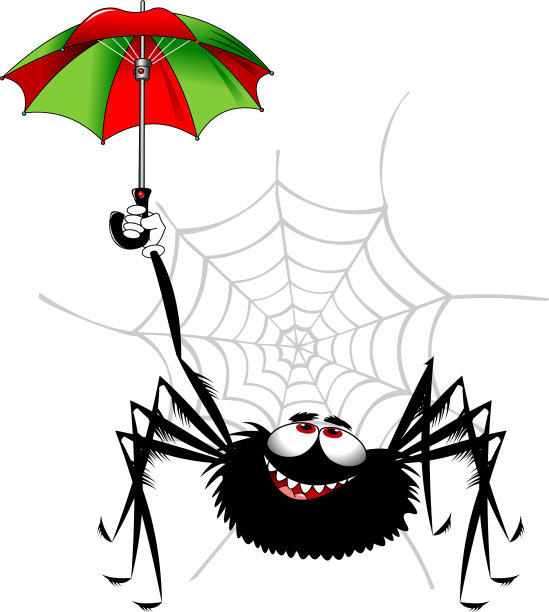 蜘蛛和伞图片下载