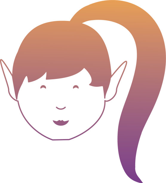 卡通女孩偶像形象图片下载