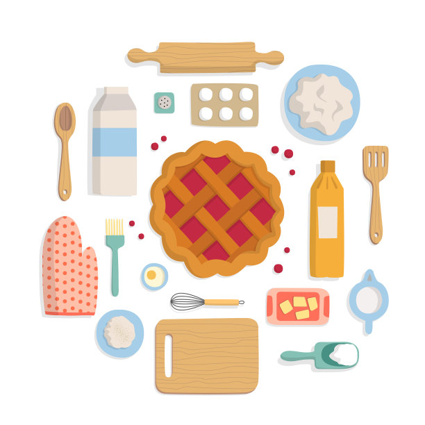 旗帜套配件厨房和面包房图片下载