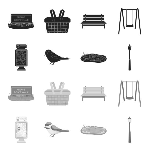 境内规划鸟湖灯杆公园图片下载