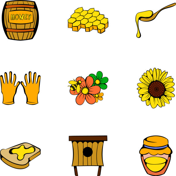 Spica图标设置卡通风格图片下载