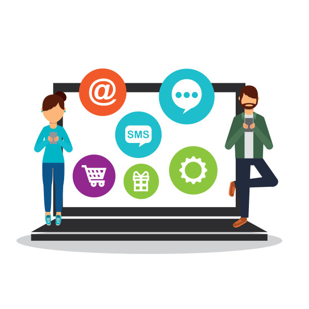 社交媒体网络图标图片下载