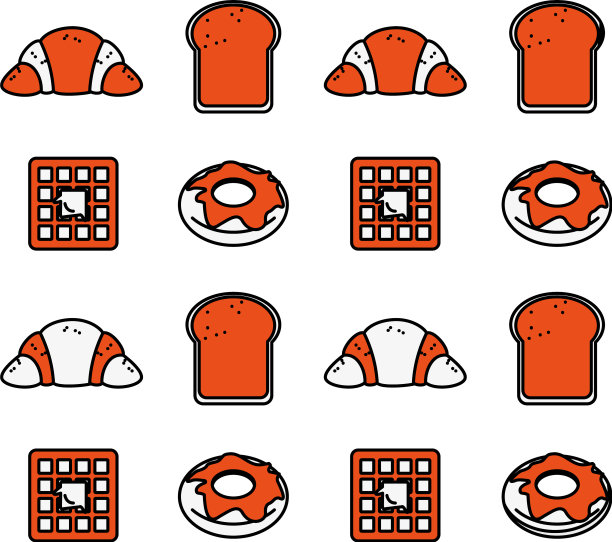 早餐食物图标图片下载