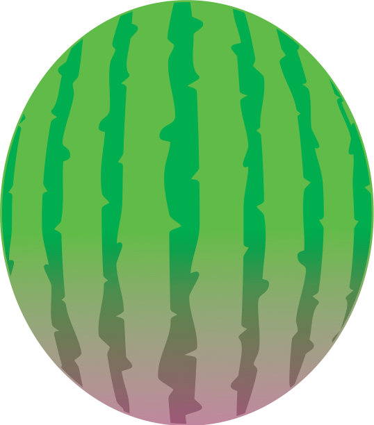 孤立的西瓜设计图片下载